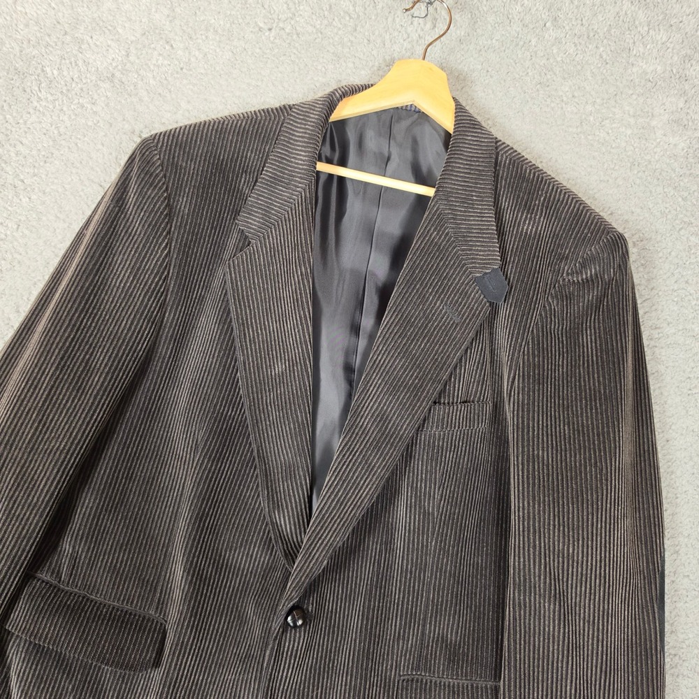Barrington Corduroy Blazer Mens 46R Brown Business Casaual Elbow Patches